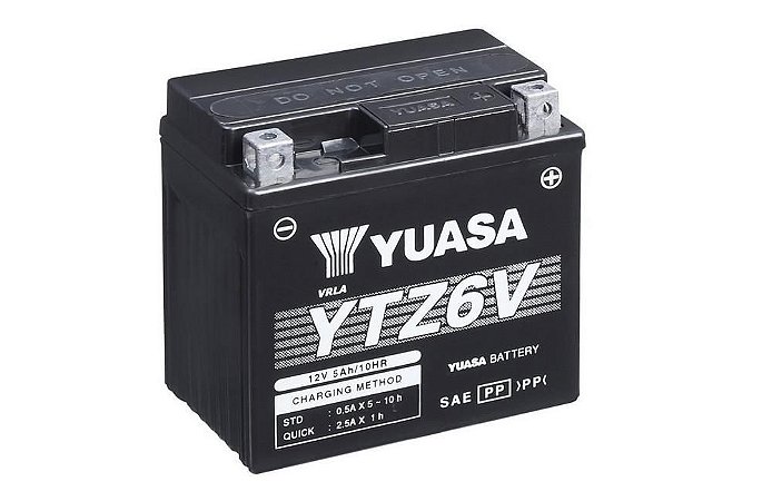 Bateria de Moto Yuasa 5Ah - Ytz6V