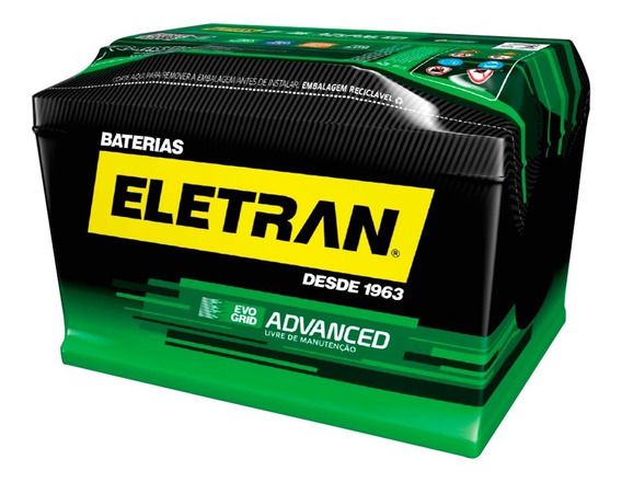 Bateria Eletran Advanced 80Ah - 80APD ( Cx. Alta ) - Selada