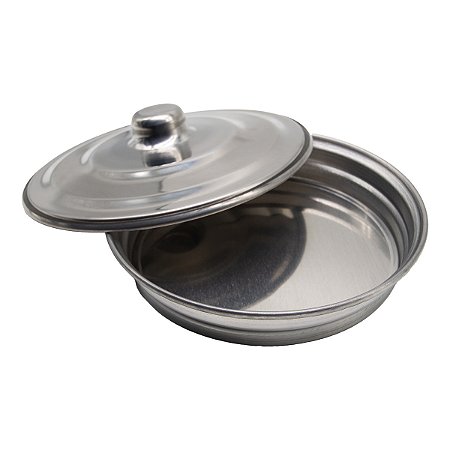 Bandeja para Pão da Santa Ceia com Tampa em Alumínio