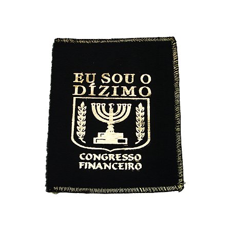 Saquitel de Veludo Eu Sou o Dízimo – Congresso Financeiro para Igrejas