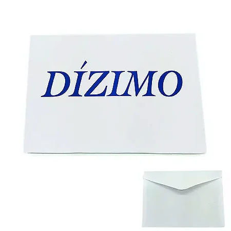 Envelope de Dízimo Simples para Igrejas e Ofertas