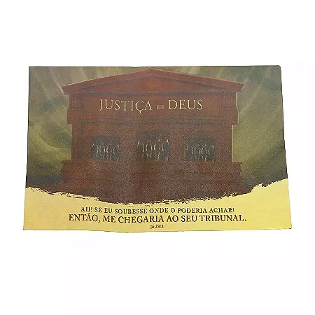 Envelope de Oferta Justiça – Lucas 18:7