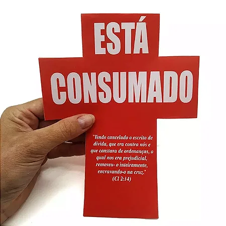 Envelope Cruz Está Consumado – Corte Especial para Campanhas