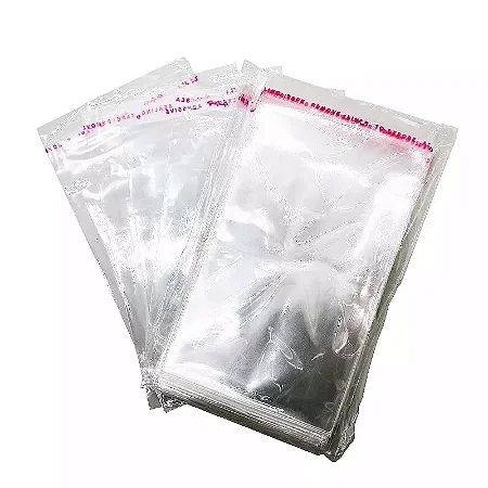 Saquinhos Plásticos 6,5cm x 9cm - Pacote com 100 Unidades