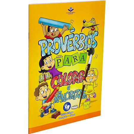 Provérbios para Colorir e Memorizar com Libras para Crianças