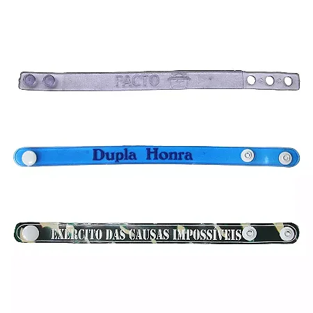 Pulseiras de Plástico 3 Modelos - Mensagens Variadas Cristãs