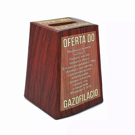 Caixa Gazofilácio - Fidelidade em Papel 150g para Dobrar