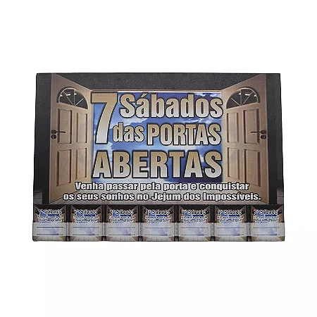 Cartela 7 Sábados das Portas Abertas