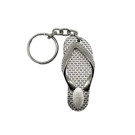 Chaveiro Chinelo Sandália em Metal