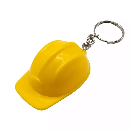 Chaveiro Capacete de Obra EPI – Engenharia e Construção Civil