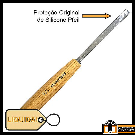 1/8 - Formão Chanfro Duplo Cabo Longo Pfeil (SEM CAPA PLÁSTICA)