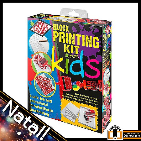 Combo Xilo Mirim EssDee - Kit para Crianças de Gravura em Relevo