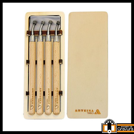 Jogo de 4 Roletas Arteína (vários tamanhos)