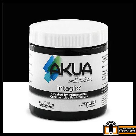 Tinta Akua Intaglio para Calcogravura (Gravura em Metal) 237 ml