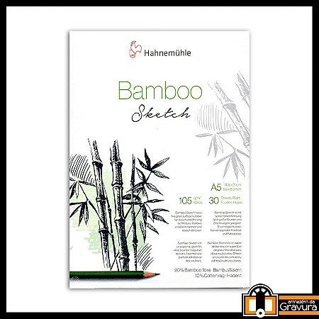 Bloco 30 folhas de Papel Bamboo 105 g/m2 Hahnemuhle