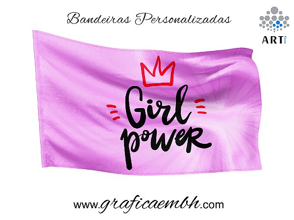 Bandeira Poder feminino / Girl Power
