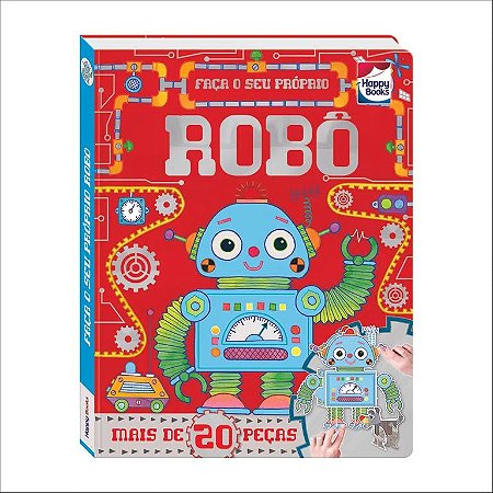 Livro - Faça e Brinque - Robô - 3D