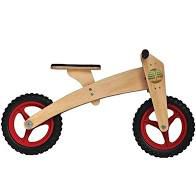 Wood Bike Kid 02 em 1 - Vermelha