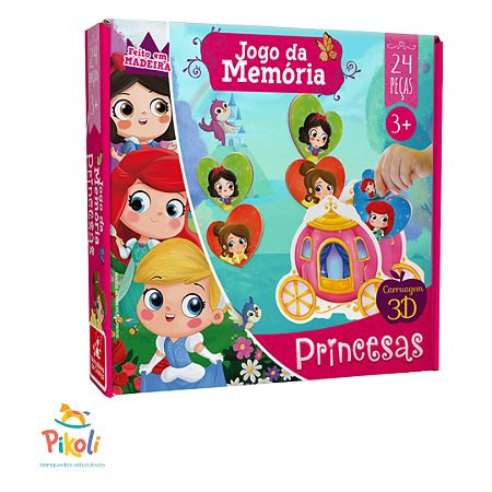 Jogo da memoria princesas Disney Xalingo - Ibyte