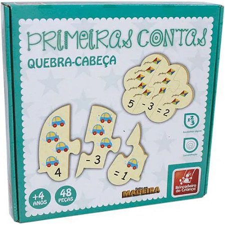 Quebra-Cabeça - Primeiras Contas - Numeros