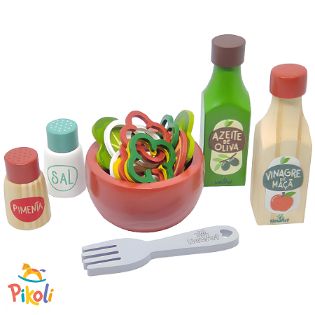 Coleção Comidinhas - Kit Salada - Caixa