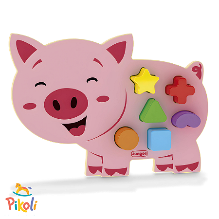 Animais Didáticos - Porquinho - Encaixe
