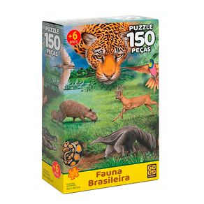 Quebra Cabeça - Fauna - 150 Pçs - Grow