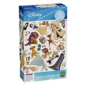 Quebra Cabeça - Disney - 150 Pçs - Grow