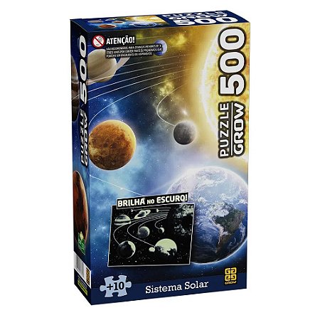 Quebra Cabeça - Sistema Solar - 500 Pçs - Grow