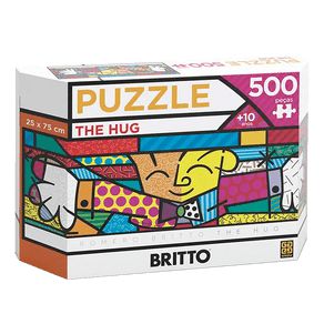 Quebra Cabeça - The Hug Romero Britto - 500 Pçs - Grow