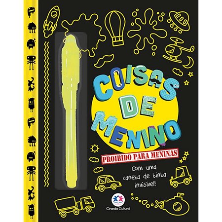 Livro - Diário Coisas De Menino - Proibido Para Meninas