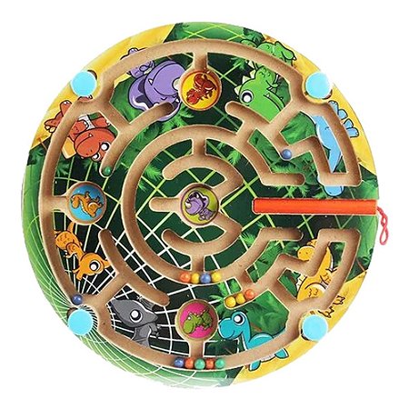 Accidentally Sale Draw a picture Labirintos Magnéticos Jurássico - Pikoli Brinquedos Educativos