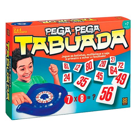 Jogo - Pega Pega Tabuada - Grow - Pikoli Brinquedos Educativos