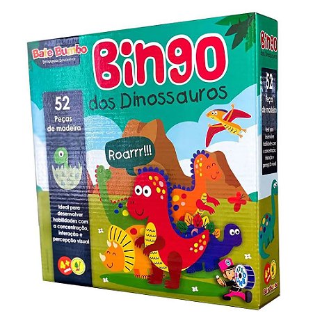 Dominó - Dinossauros - Pikoli Brinquedos Educativos