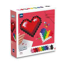 Plus-Plus Puzzle By Number Hearts / 250 peças