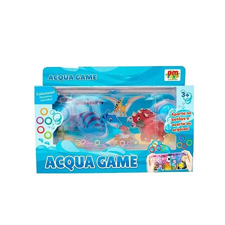 Aquaplay / Jogo De Argola De Dinossauro Coloridos 16 Cm