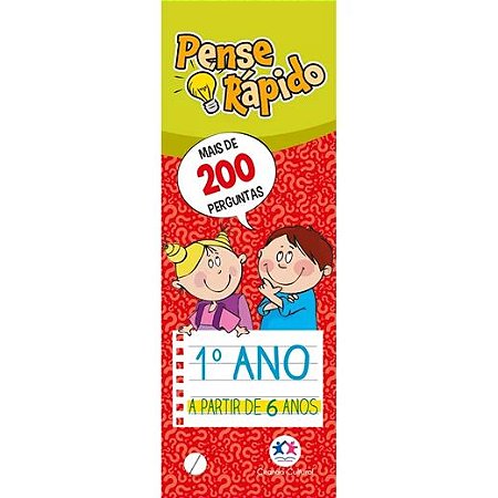 Livro Pocket - Pense Rapido - 1º Ano - Perguntas e Respostas