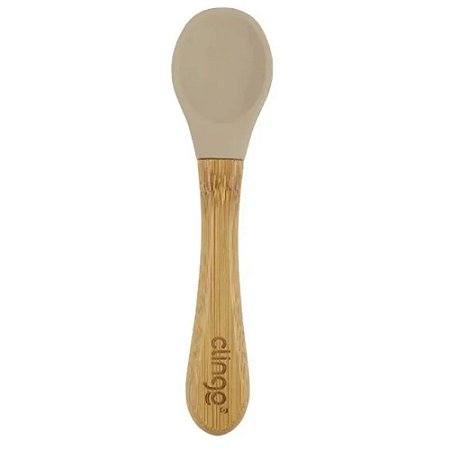 Colher De Bambu E Silicone