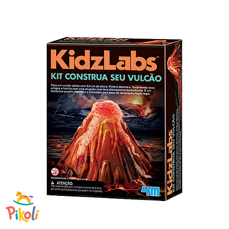 Kit Construa seu Vulcão