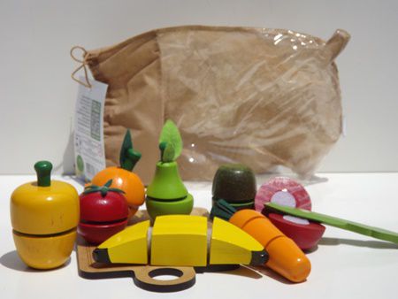 Coleção Comidinhas Kit Frutinhas com Corte - 10 peças