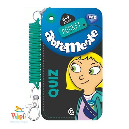 Livro - Abremente Pocket - Quiz - 6 a 9 Anos - Pikoli Brinquedos Educativos