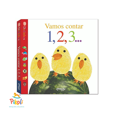 Livro - Dedinhos - Vamos Contar 1,2,3