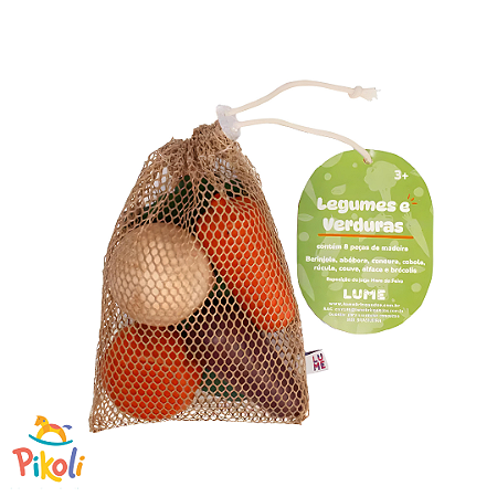 Coleção Comidinhas - Legumes e Verduras - Lume