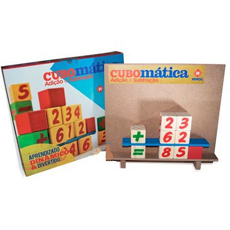 Soma – Multiplicação - Subtração - Jogo Matemática – Multiplicação e Cia –  Brinquedo em Madeira – Carimbras - Pikoli Brinquedos Educativos