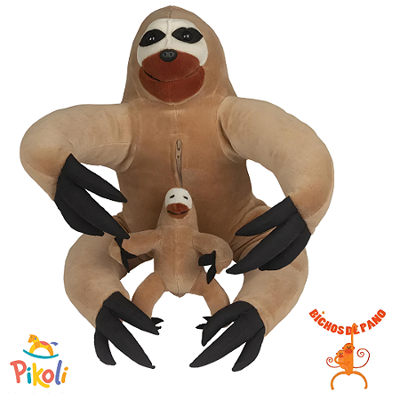 Gravida - Bicho Preguiça Com 1 Filhote