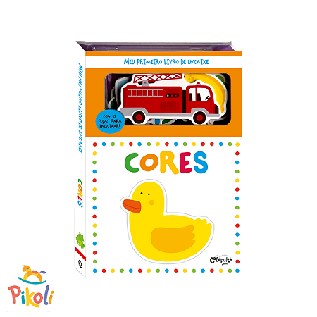 Livro - Meu Primeiro De Encaixe - Cores