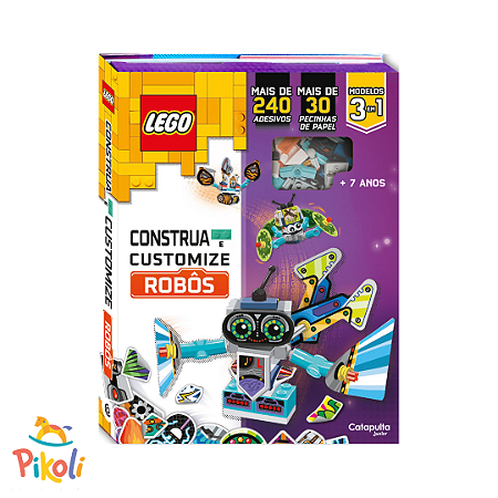 Livro - Lego - Construa E Customize - Robôs