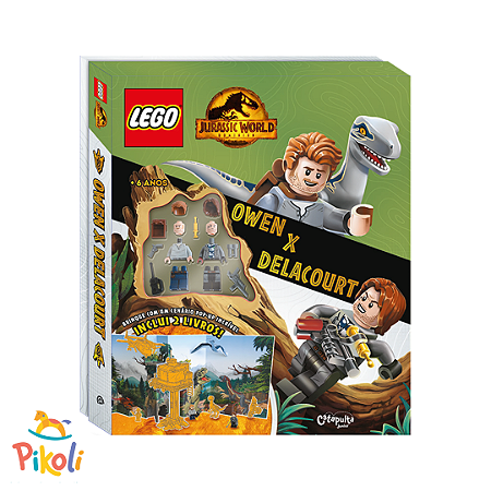 Livro - Lego - Jurassic World Owen X Delacourt
