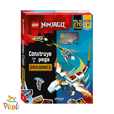Livro - Lego - Ninjago - Construa E Customize- Dragões