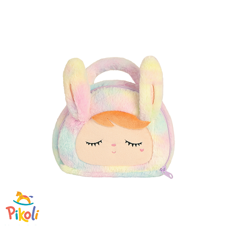 Bolsa Plush - Coelha Arco Iris Metoo